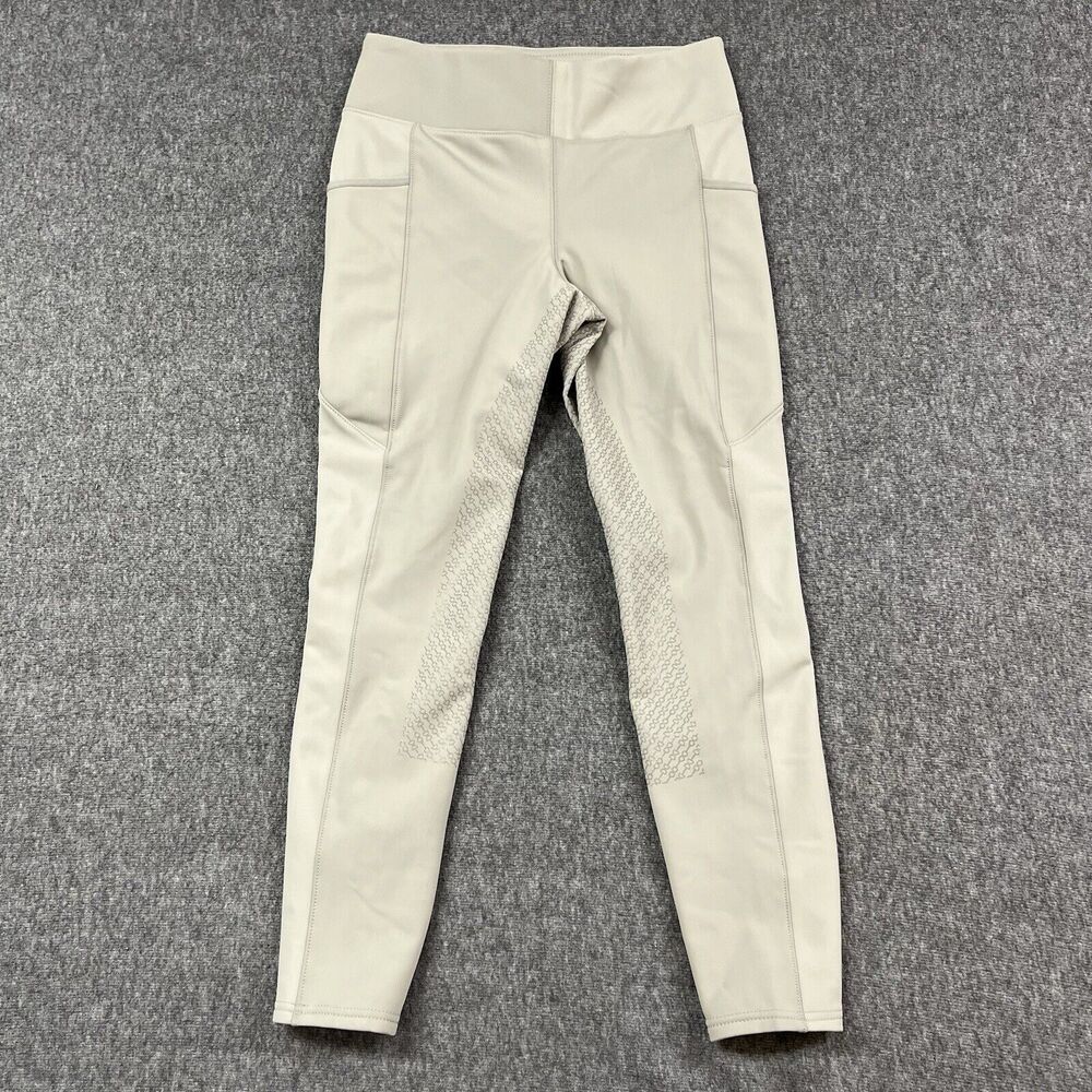 Women's Cream High-Waisted Pants